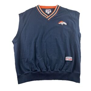 VTG Pro Line Starter Denver Broncos Sweater Vest 90s NFL Mens XXL 2XL Football